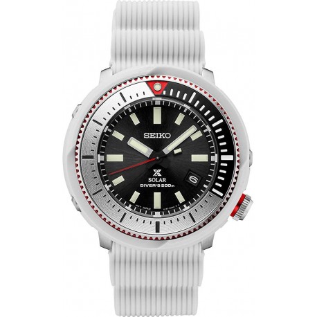 Reloj Seiko SNE545 Prospex Solar Tuna Can White (Importación USA)