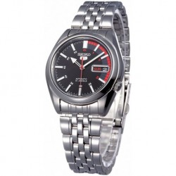 Reloj Seiko 2724297162552 Series 5 Automatic Black Dia (Importación USA)
