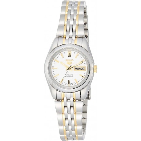 Reloj Seiko SYMA35K1 5 Automatic Dress White Dia (Importación USA)