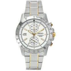 Reloj Seiko SNN189P1 Hombre Chronograph Stainl (Importación USA)