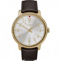 Reloj Timex TW2R85600 Hombre Core 43 mm Leather Strap W (Importación USA)