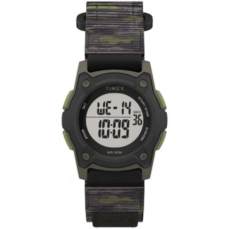 Reloj Timex TW7C77500 Kids Digital 35 mm Black T (Importación USA)