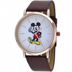 Reloj Disney 4341643678 MK1523 Unisex Gold Tone Brown (Importación USA)