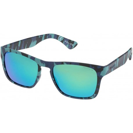 Gafas POLICE S1988 54GE1V Wayfarer Green
