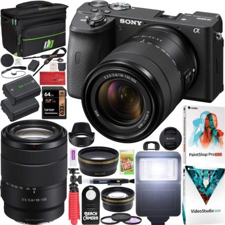 Camara Sony a6600 Mirrorless Camera 4K APS-C ILCE-6600 (Importación USA)