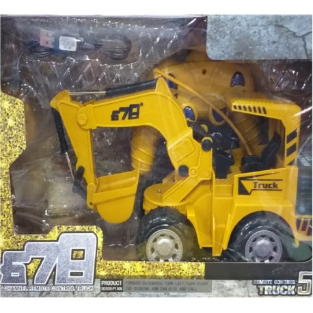 Retro Excavadora Control Remoto (Entrega Inmediata)