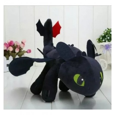 Peluche Chimuelo Furia Noctur Dragón O Furia Luminosa (Entrega Inmediata)