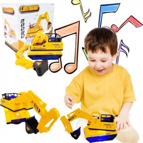 Bulldozer Truck Carro Retroexcavadora Juguete Didáctico (Entrega Inmediata)