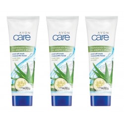Mascarilla Facial Pepino Y Aloe Avon Original X3 (Entrega Inmediata)