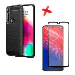 Estuche Forro Motorola G8 Play + Vidrio Templado 5d (Entrega Inmediata)