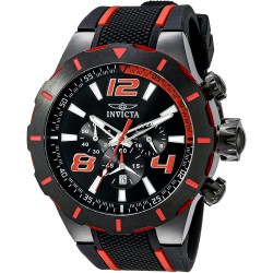 Watch Invicta 20109 Men S1 Rally 53mm Black Stainless Steel Chronograph Quartz Silicone Band Model: