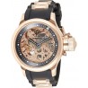 Watch Invicta 1090 Men Russian Diver Rose Gold Stainless Steel and Black Polyurethane Mechanical Gold/Black Model:
