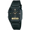 Watch Casio AW48HE-1AV Men Black Resin Band Analog Digital Dual Time Zone