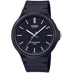 Watch Casio MW-240-1EVDF Men Core MW-240-1EV Black Resin Japanese Quartz Fashion