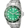 Watch Invicta 20096 Men Pro Diver Analog Display Japan Silver-Tone