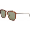 Sunglasses Gucci GG-0673-S 004 Havana Gold Green lenses