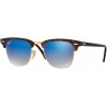 Gafas Ray-Ban RB3016 9907QE SHINY RED/HAVANA/GREY GRADIENT BROWN MIRROR BLU 51MM