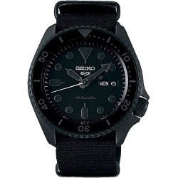 Watch Seiko SRPD79 Men Black Nylon NATO Strap Automatic -