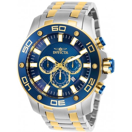 Watch Invicta 26082 Men Pro Diver Scuba Quartz Stainless Steel Strap Two Tone 30 Model: