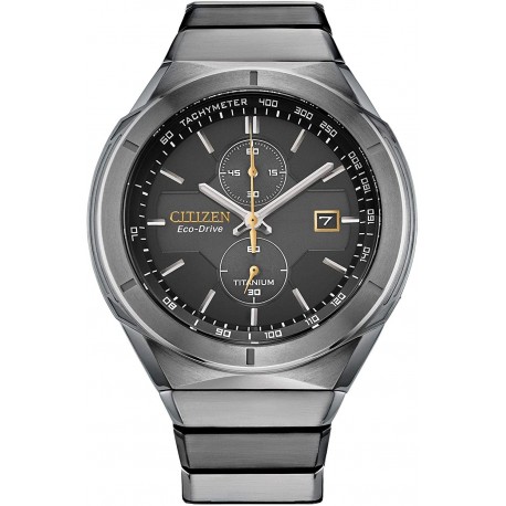 Watch Citizen CA7058-55E Men Eco-Drive Super Titanium Armor Chronograph