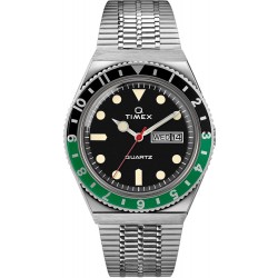 Watch Timex TW2U60900ZV 38 mm Q Black/Green
