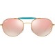 Ray-Ban RB3540 Sunglasses Shiny Bronze/Copper Flash Gradient 56mm