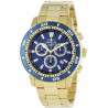 Watch Invicta 1205 Men "II Collection" 18k Gold-Plated