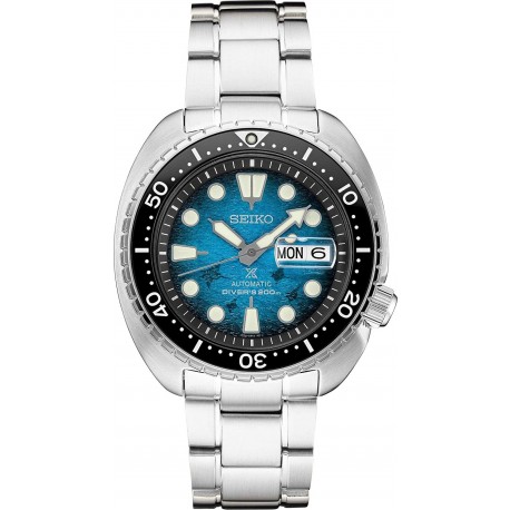 Watch Seiko SRPE39 Prospex Men Silver-Tone 45mm Stainless Steel
