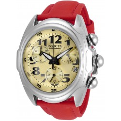 Watch Invicta 31404 Men Lupah Stainless Steel Quartz Polyurethane Strap Red 26 Model: