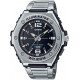 Watch Casio MWA-100HD-1AVCF Men Heavy Duty Analog Quartz Stainless Steel Strap Silver 42 Casual Model: