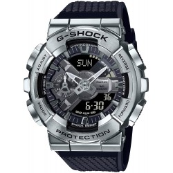 Watch G-Shock GM110-1A Casio Silver Bezel Analog-Digital