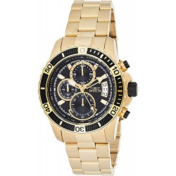 Watch Invicta 22414 Men Pro Diver Quartz Stainless-Steel Strap Gold 21.5 Model:
