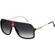 Sunglasses Carrera 1019/S Y11 Black/Gold/Red Square Pilot Sungl