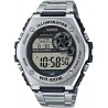 Watch Casio MWD-100HD-1AVCF Men Heavy Duty Digital 10 Year Battery Quartz Stainless Steel Strap Silver 25.7 Casual Model: