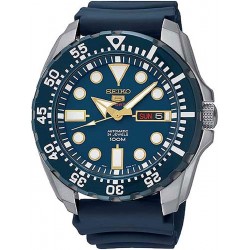 Watch Seiko SRP605K2 Men Diver Automatic Blue Rubber Fashion