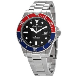 Watch Mathey-Tissot H9010AR Mathey Vintage Quartz Black Dial Pepsi Bezel Men