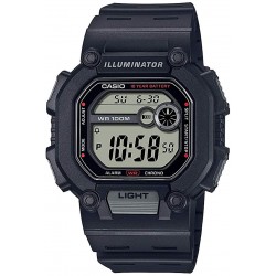 Watch Casio W-737H-1AVCF Men Heavy Duty Digital Quartz Resin Strap Black 42 Casual Model: