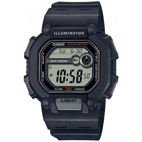 Watch Casio W-737H-1AVCF Men Heavy Duty Digital Quartz Resin Strap Black 42 Casual Model: