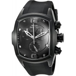 Watch Invicta 6724 Men Lupah Collection Chronograph Black Ion-Plated Rubber