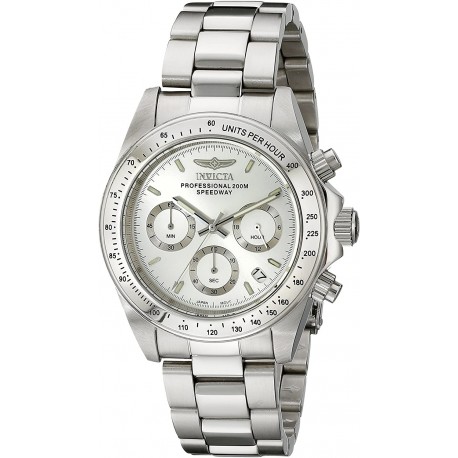 Watch Invicta 14381 Men Speedway 39.5mm Stainless Steel Chronograph Quartz Silver Model: