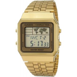 Watch CASIO Digital World TIME A500WGA-9DF Stainless Steel