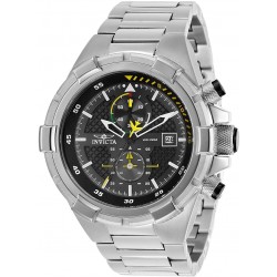 Watch Invicta 28108 Men Aviator Quartz Stainless Steel Strap Silver 26 Model: