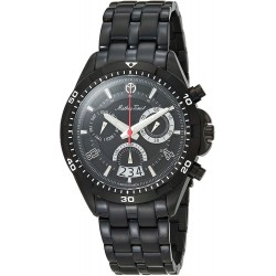 Watch MATTHEY-TISSOT H5002CHN Men Bolton Quartz Stainless Steel Strap Black 22 Casual Model: