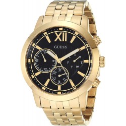 Watch GUESS GW0068G3 Men Analog Quartz Stainless Steel Strap Gold 22 Model: