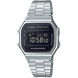 Watch Casio Vintage A168WEM-1 Silver & Black , Silver