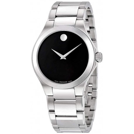 Watch Movado 606333 Defio Black Dial Stainless Steel Men 0606333