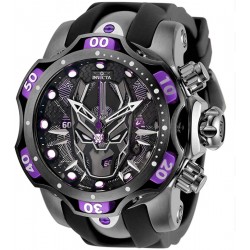 Reloj Invicta 30553 Hombre Marvel Black Panther Rubber Strap Chrono