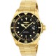 Watch Invicta 25717 Men Pro Diver Quartz Diving Gold Stainless-Steel Strap Silver 22 Model 22019,