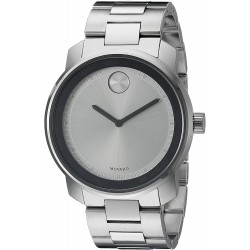 Watch Movado 3600257 Men Analog Display Quartz Silver