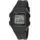 Watch Men Casio F201WA-1A Black Resin Digital Sport
